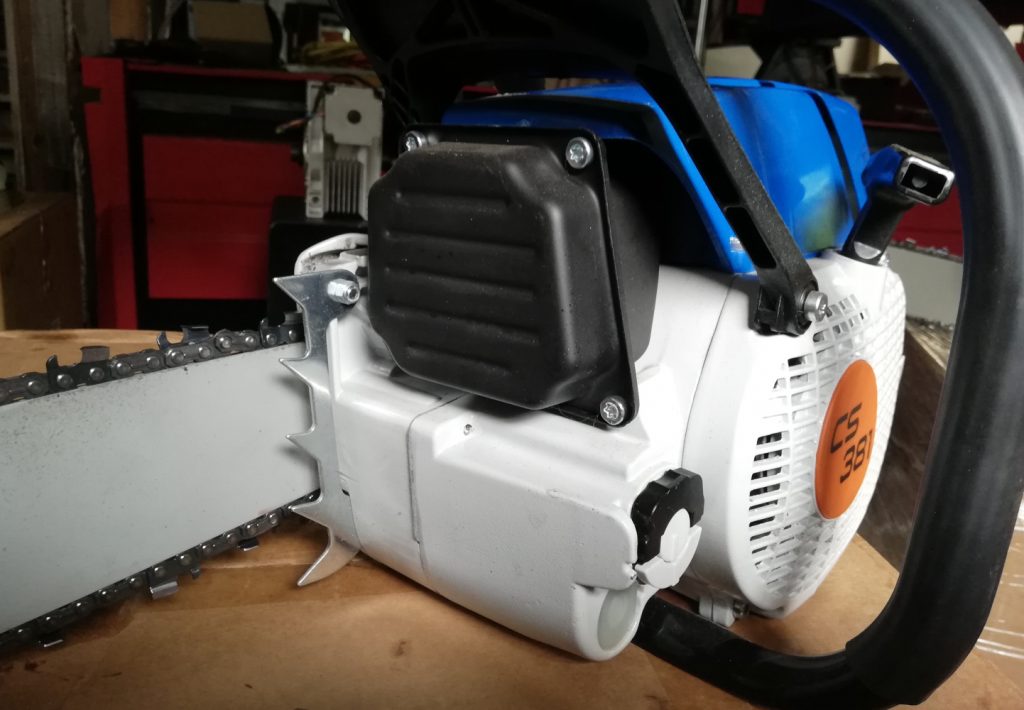 Farmertec MS381 Chainsaw available in orange only The Iron Shop Canada