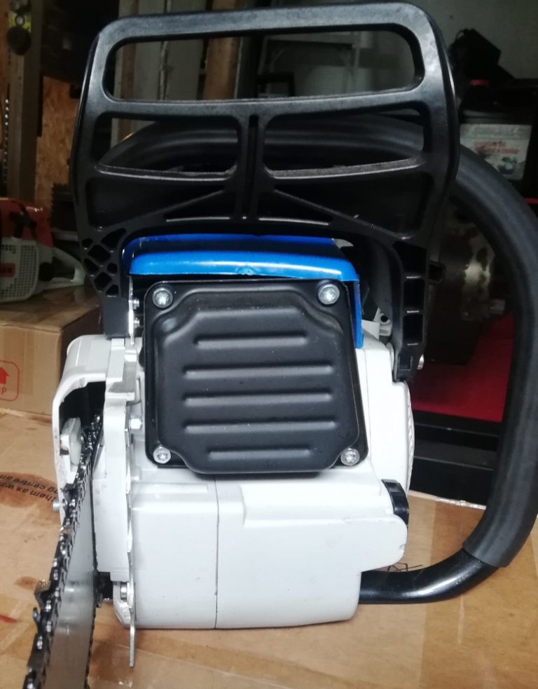 Farmertec MS381 Chainsaw available in orange only The Iron Shop Canada