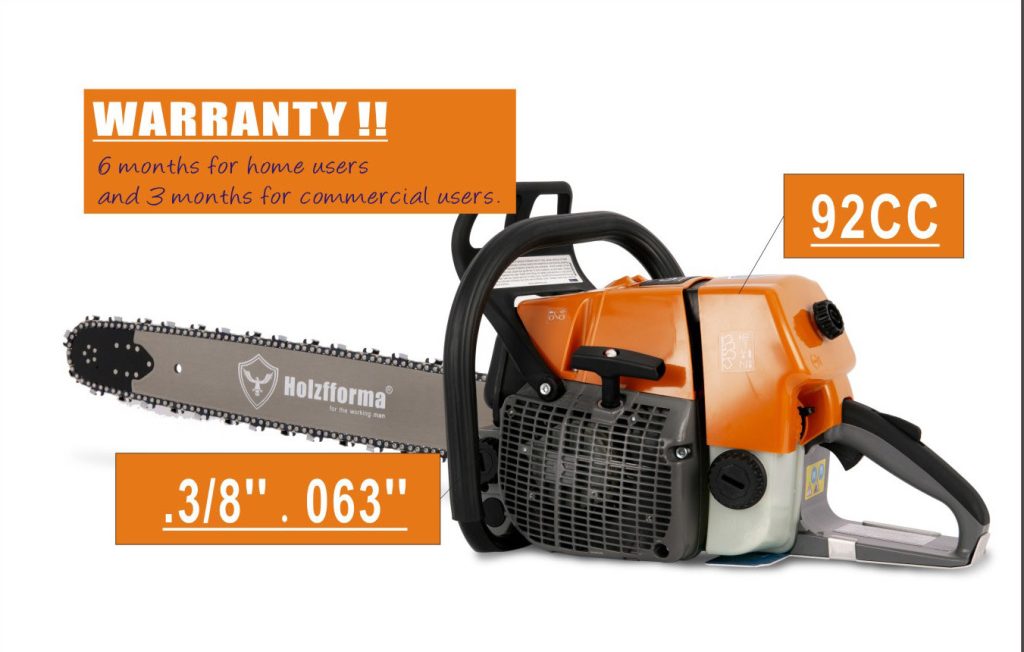 92cc Holzfforma G660 Gasoline Chainsaw - The Iron Shop Canada